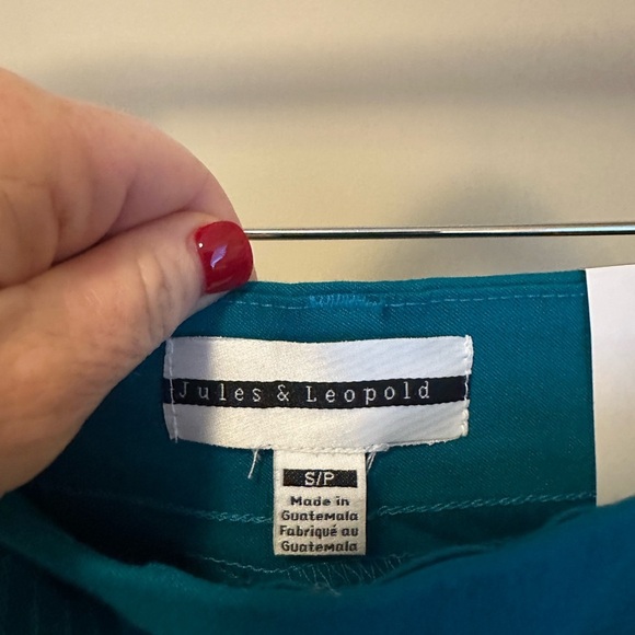 Women’s Turquoise Ankle Length Pants - Picture 3 of 5